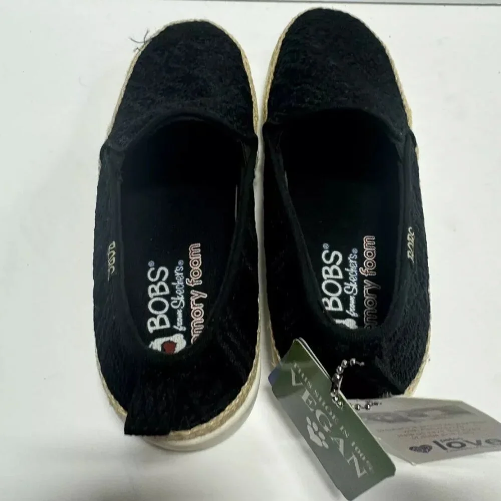 Skechers Womens Flexadrille Hi Flat Black Size 6 M